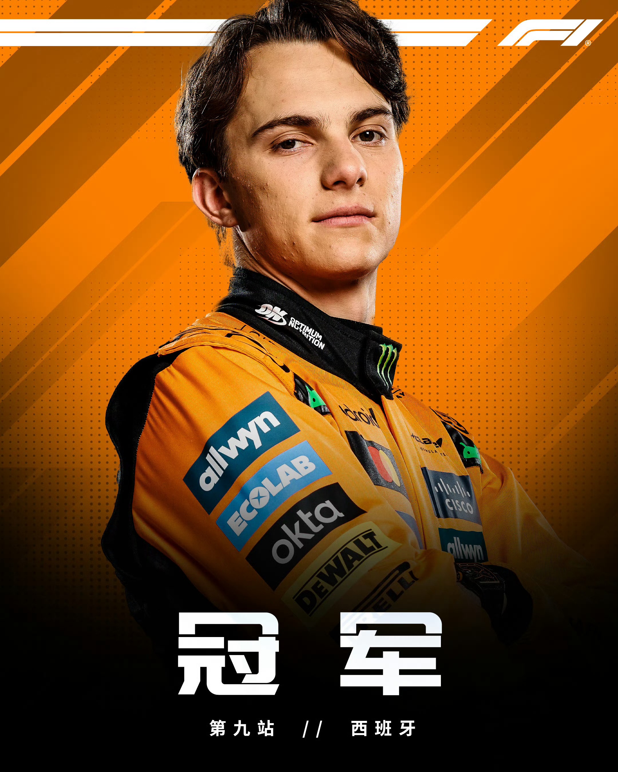 索伯车队绝杀红牛二队，诺里斯刷新纪录